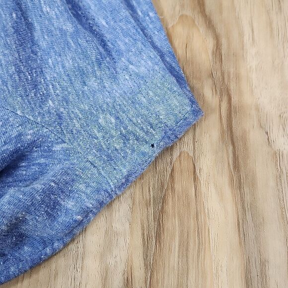 🐞Old Navy Blueish Purple Vneck Short Sleeve Top Small - Picture 7 of 7